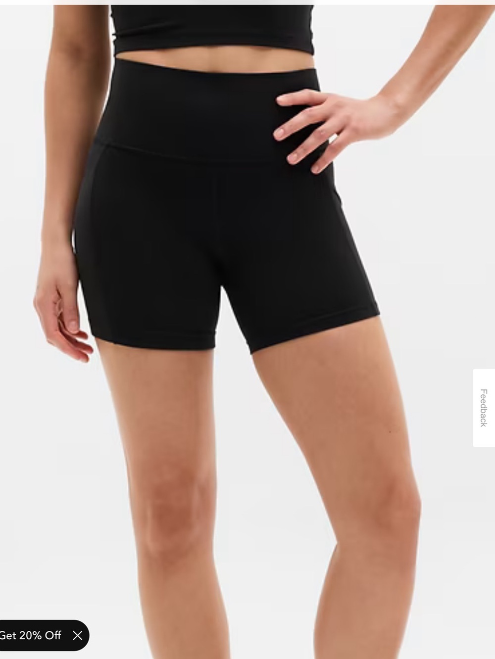 Athleta Salutation stash pocket II 5” short in small